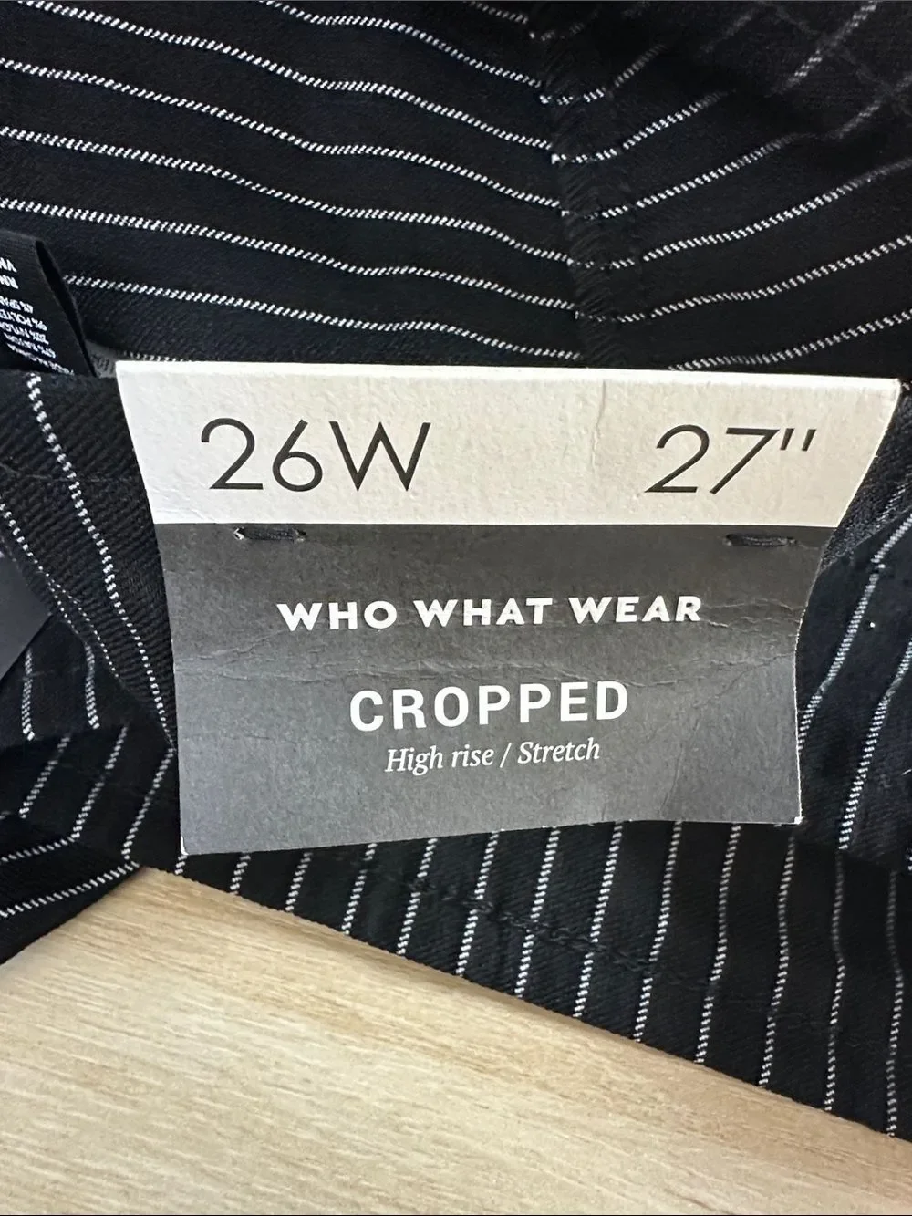 WHO WHAT WEAR  Striped Women's Pants